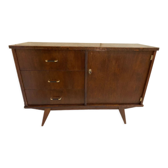 Enfilade vintage pieds compas de 1958