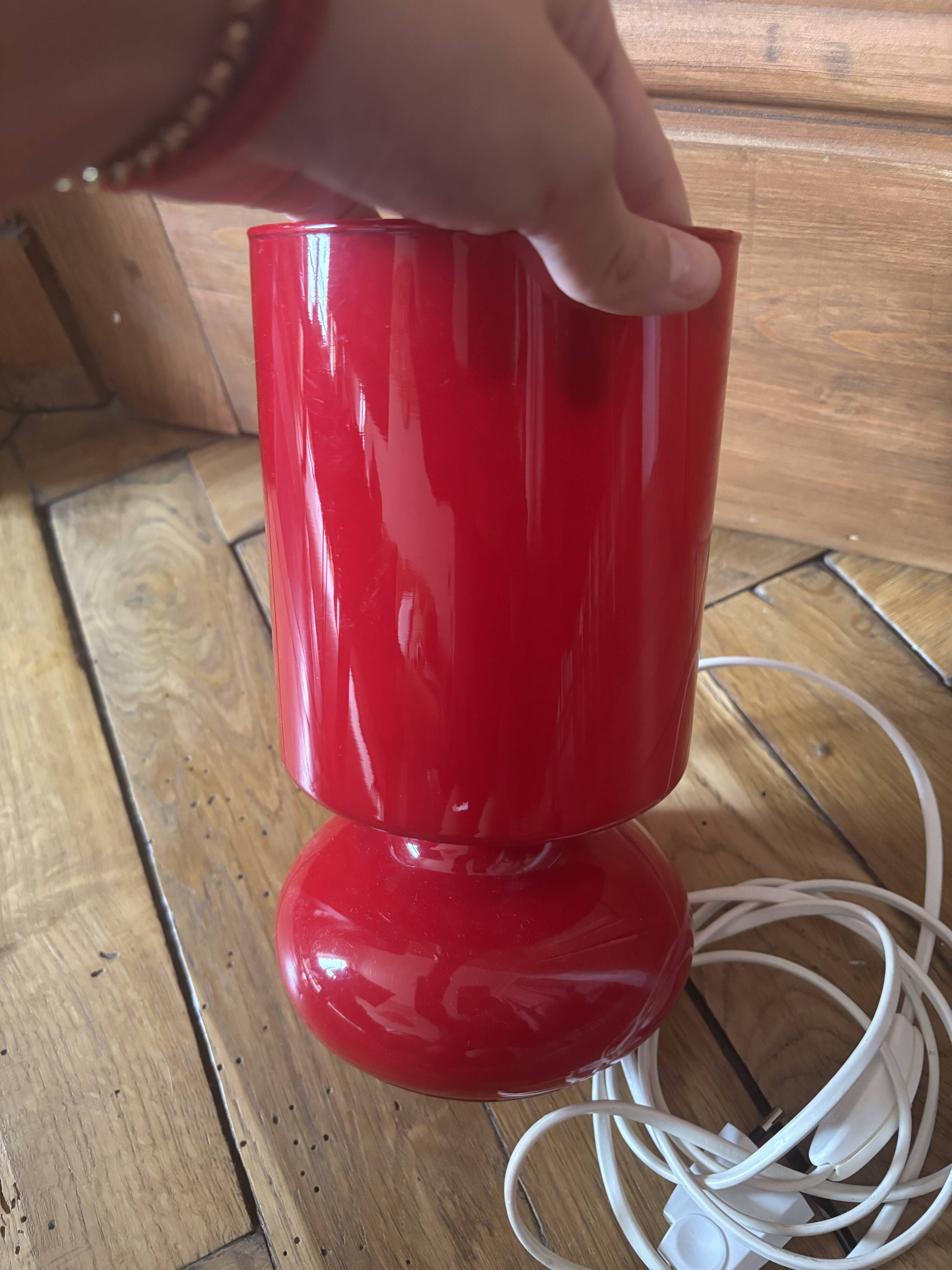 Lampe verre IKEA LYKTA vintage