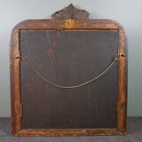 Old French fireplace mirror with beautiful ornament