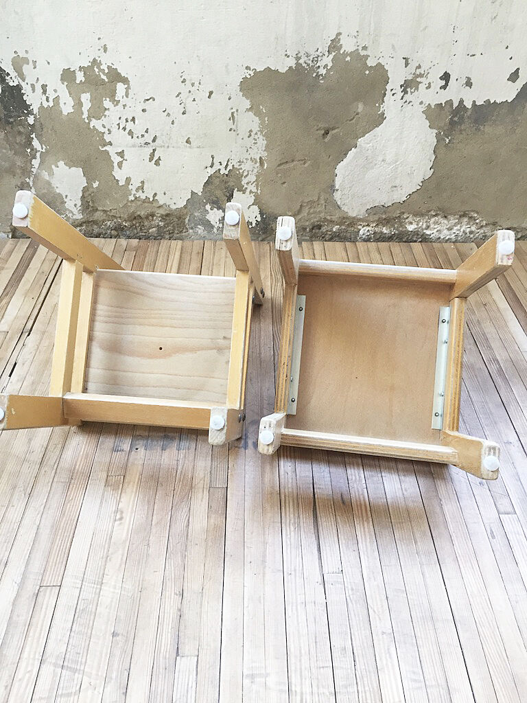 Two kindergarten chairs