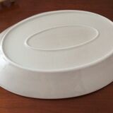 Old oval dish big porcelain