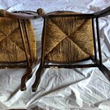 Chaises paillées