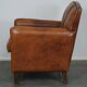 Sheepskin ArtDeco design armchair with a beautiful appearance