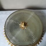 Double chiseled glass ceiling light