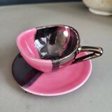 Lot de 4 tasses à café Vallauris- Signées Luc Vallauris