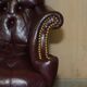 Vintage Chesterfield office chair with high back in Heritage leather.