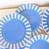 7 Sarreguemines dessert plates model Fox Trott 2106188