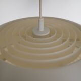 White pendant lamp, Danish design, production: Denmark