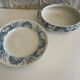 Lot de deux plats terre de fer St Amand et Hamage