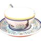 Cup / Saucer for breakfast Faïence Henriot Quimper France