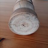 Hand-turned beechwood candle holder