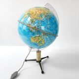 Vintage luminous globe 1950