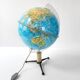 Vintage luminous globe 1950