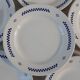 Set of 6 dessert plates Lustucru 80s