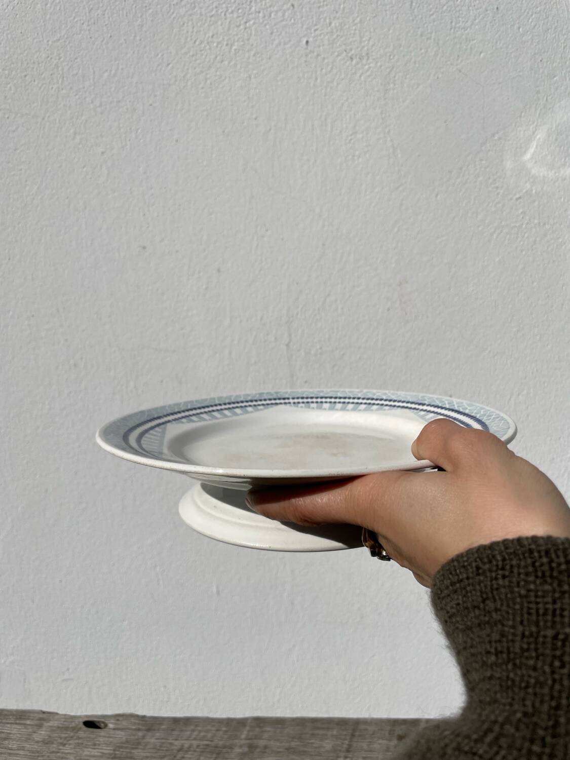 Moulin des loups ceramic fruit bowl / antique dish