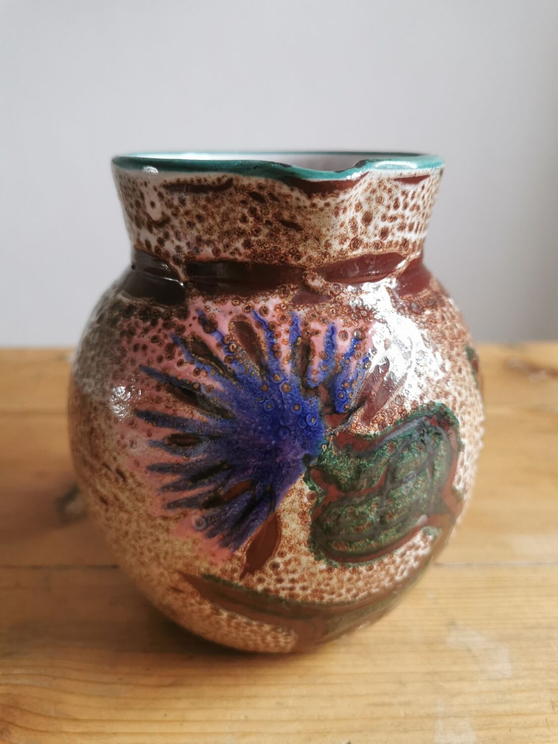 Vallauris ceramic pitcher