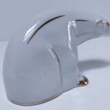 Art Deco polar bear Limoges porcelain