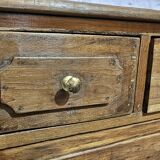 Burmese teak chest of drawers