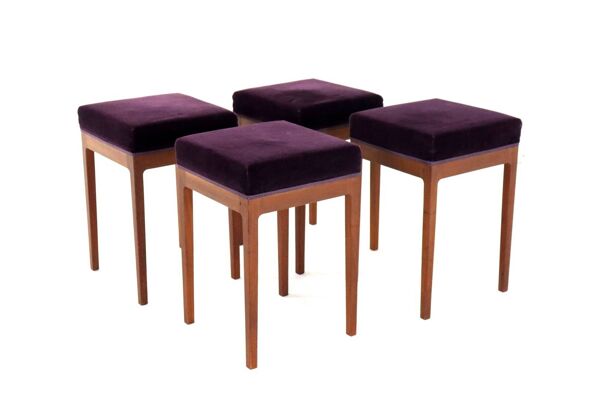 Lot de 4 tabourets vintage 'Egglham'