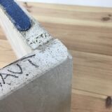 Oval coffee table in travertine