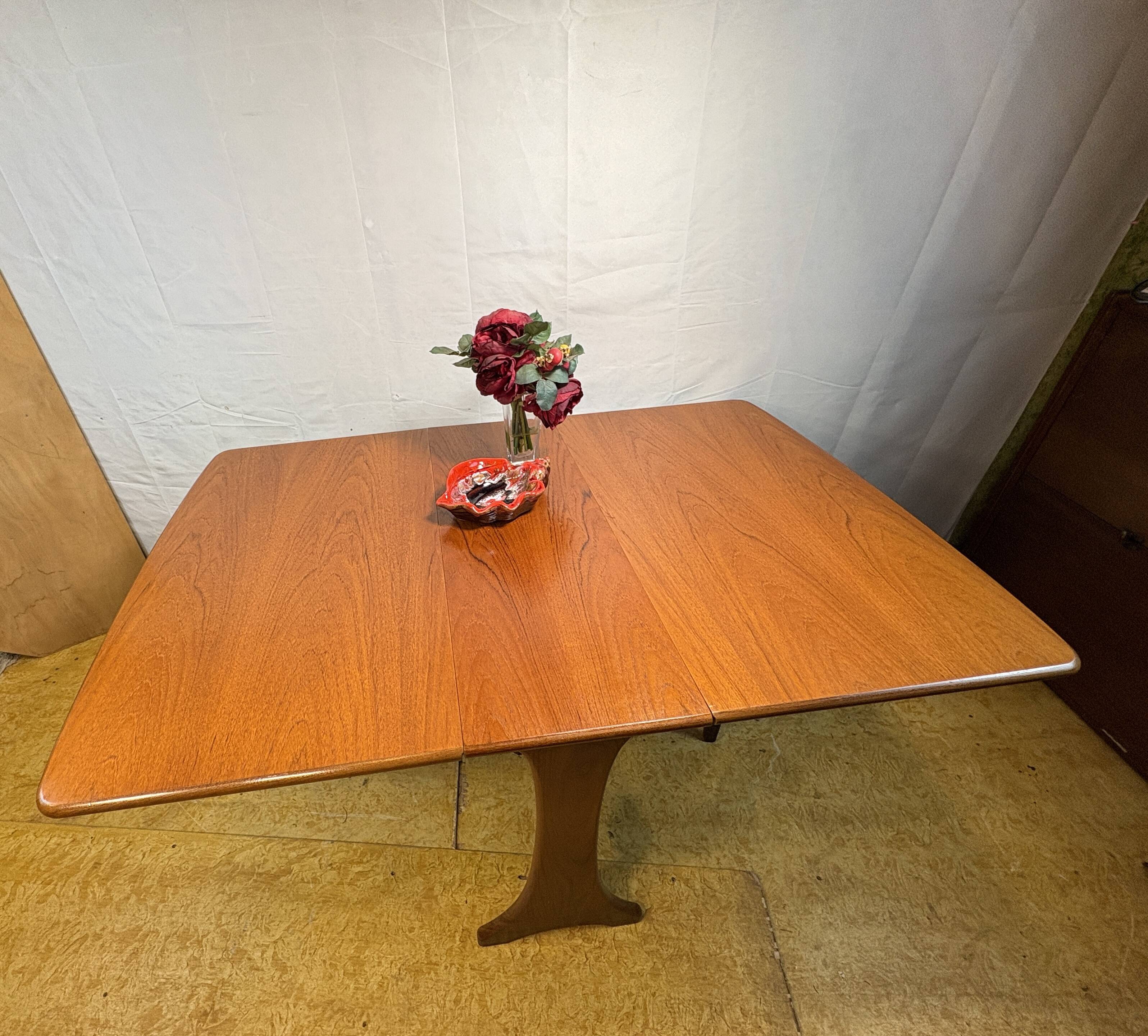 Mid-Century Retro Vintage Teak Drop Leaf Dining Table by G Plan 1960s  Kitc