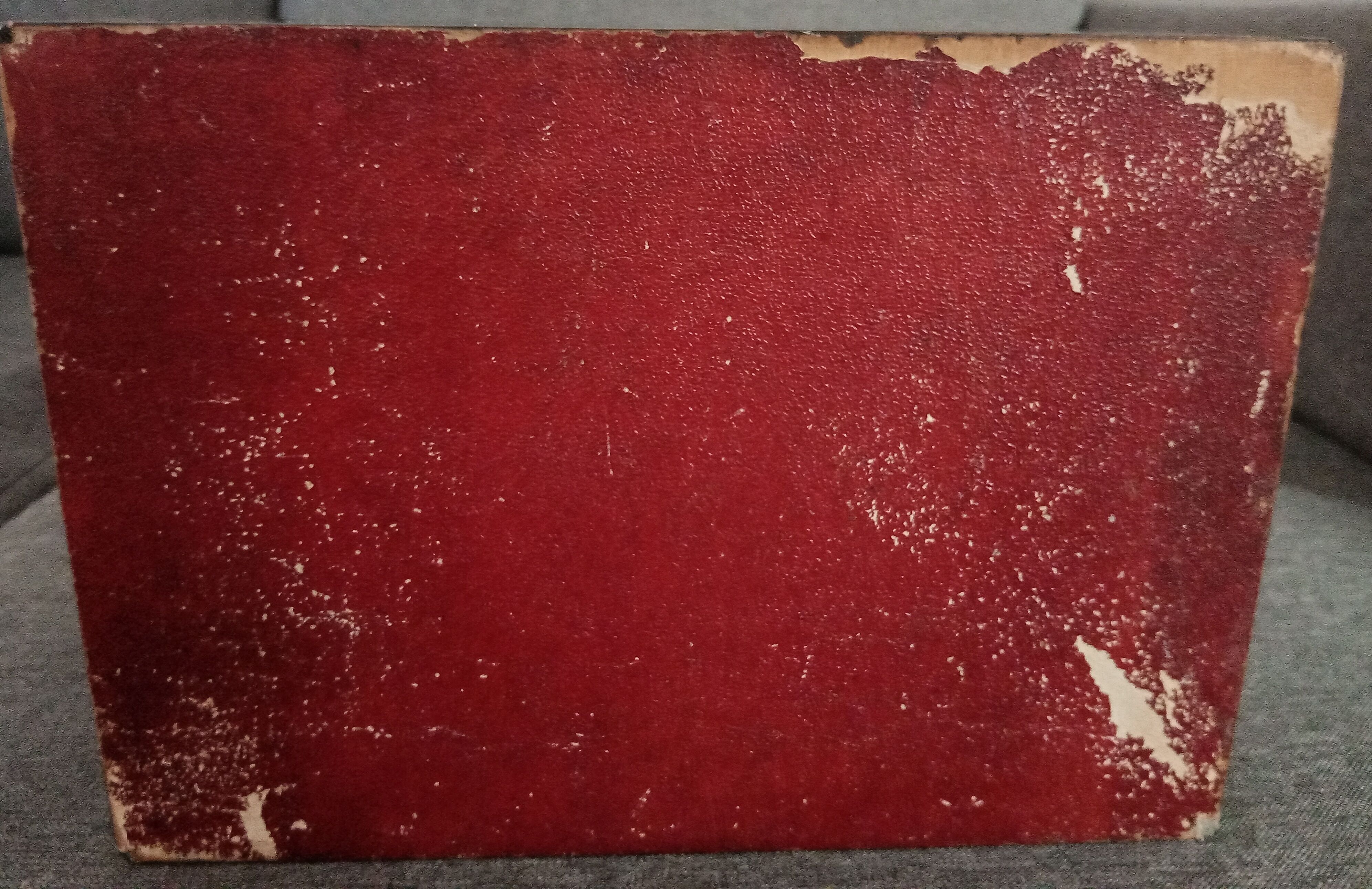 Former Napoleon III jewellery box inlaid brass marquetry, mother-of-pearl