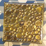 1970 glass wall light by Heinz Neuhaus