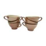 Set 6 cups or sandstone bowls