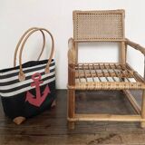 Children's rattan armchair