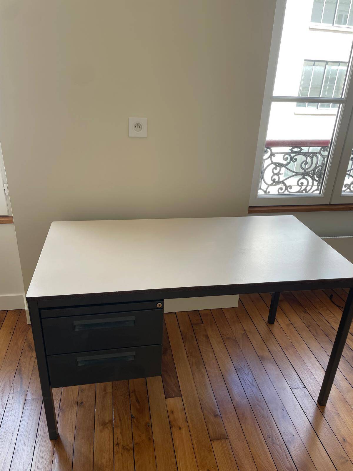 Van Blerk Industrial Desk in steel and formica