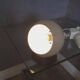 Abo Randers Eye Ball lamp by Jørgen Berthel, cream, Denmark, 1960s
