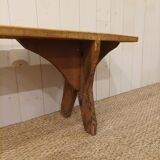 Antique solid wood bench