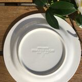 Speckled dessert plates blue gray Quadrifoglio