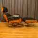 Armchair with footstool by Martin Stoll, Stoll Giroflex, Switzerland, 1960s.