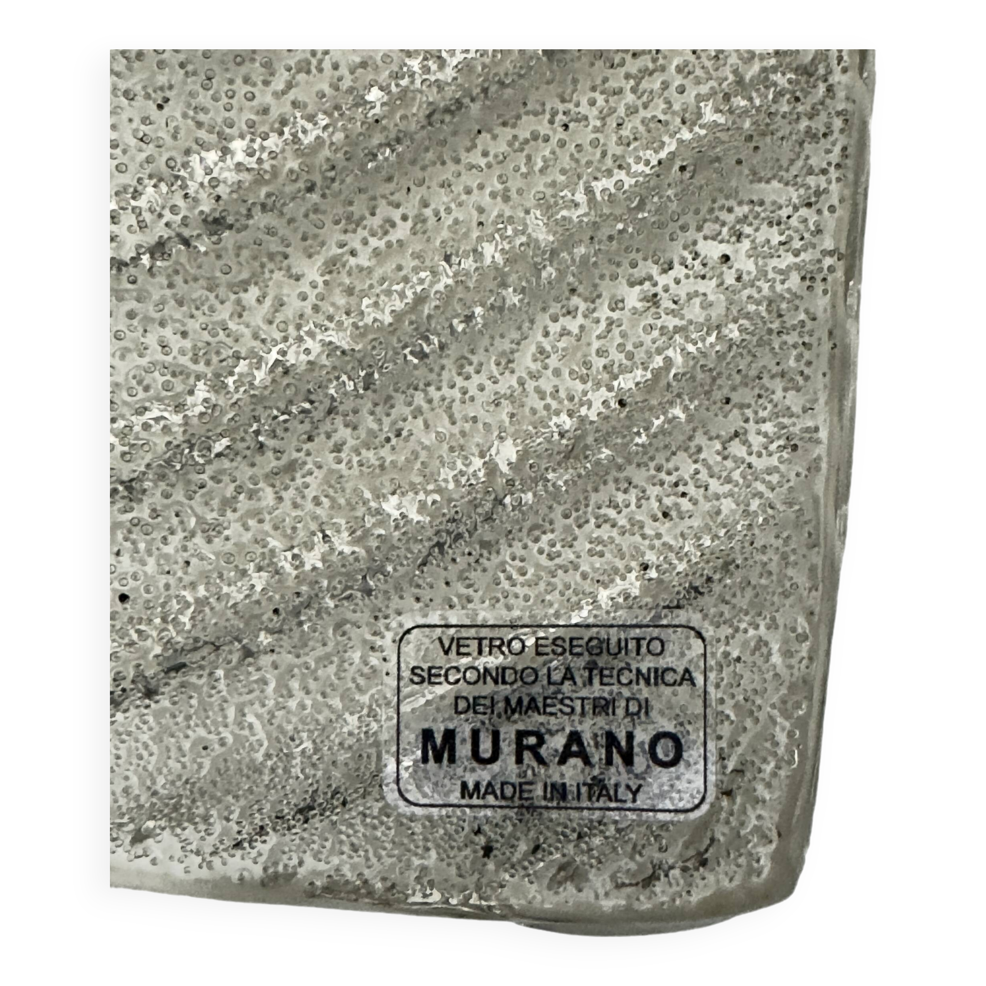 Pair of Barovier & Toso Style Modern Murano Glass Smoked Twisted Sconces