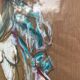 Pastel drawing of a nude
