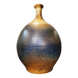 Vintage stoneware ball vase by Daniel Cassiet from 1972