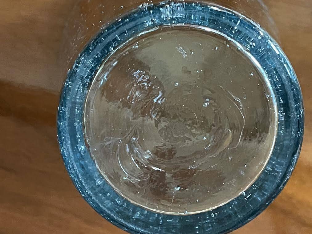Trois verres gobelet verre soufflé
