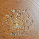 Nine hollow earthenware plates of saint-amand décor main service "meylan"vintages
