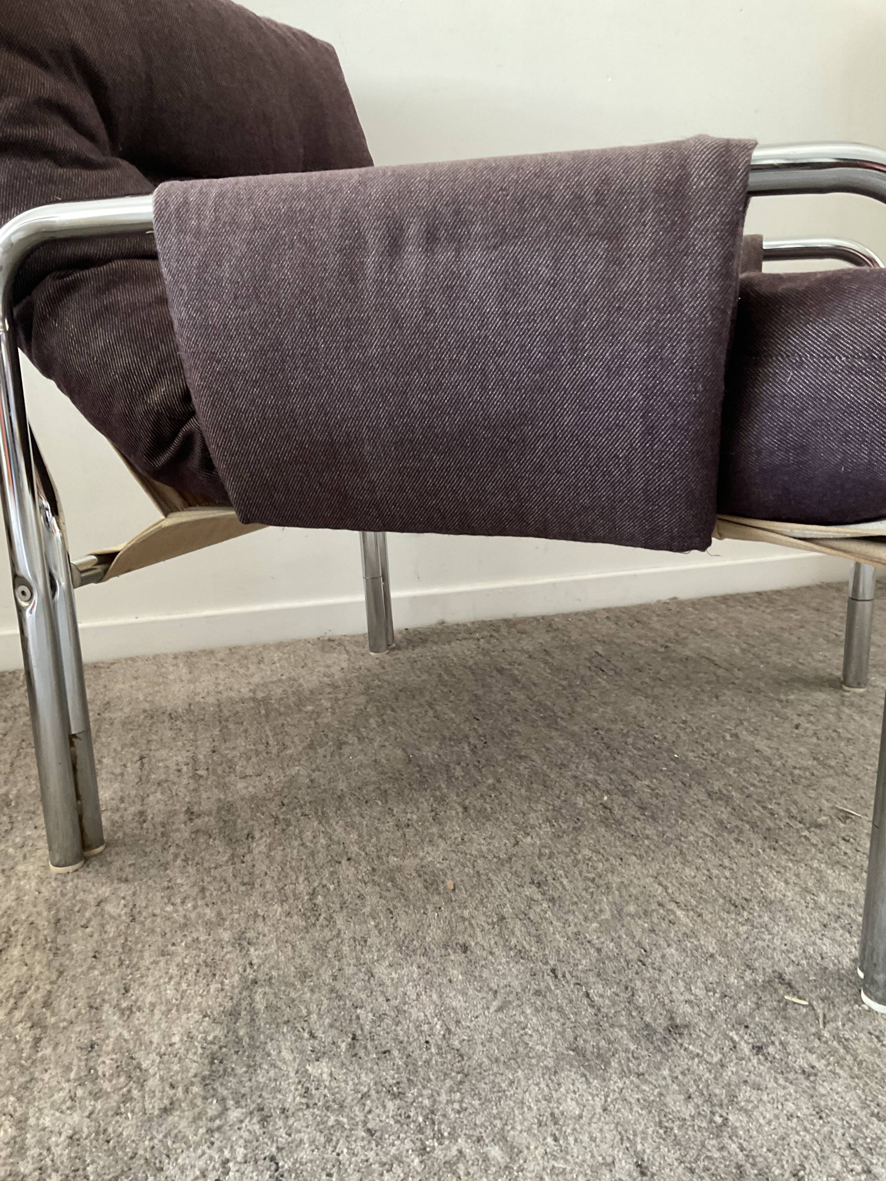 Vintage armchair Bauhaus style 70s