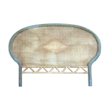 Vintage rattan headboard
