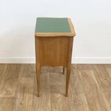 Wooden bedside table