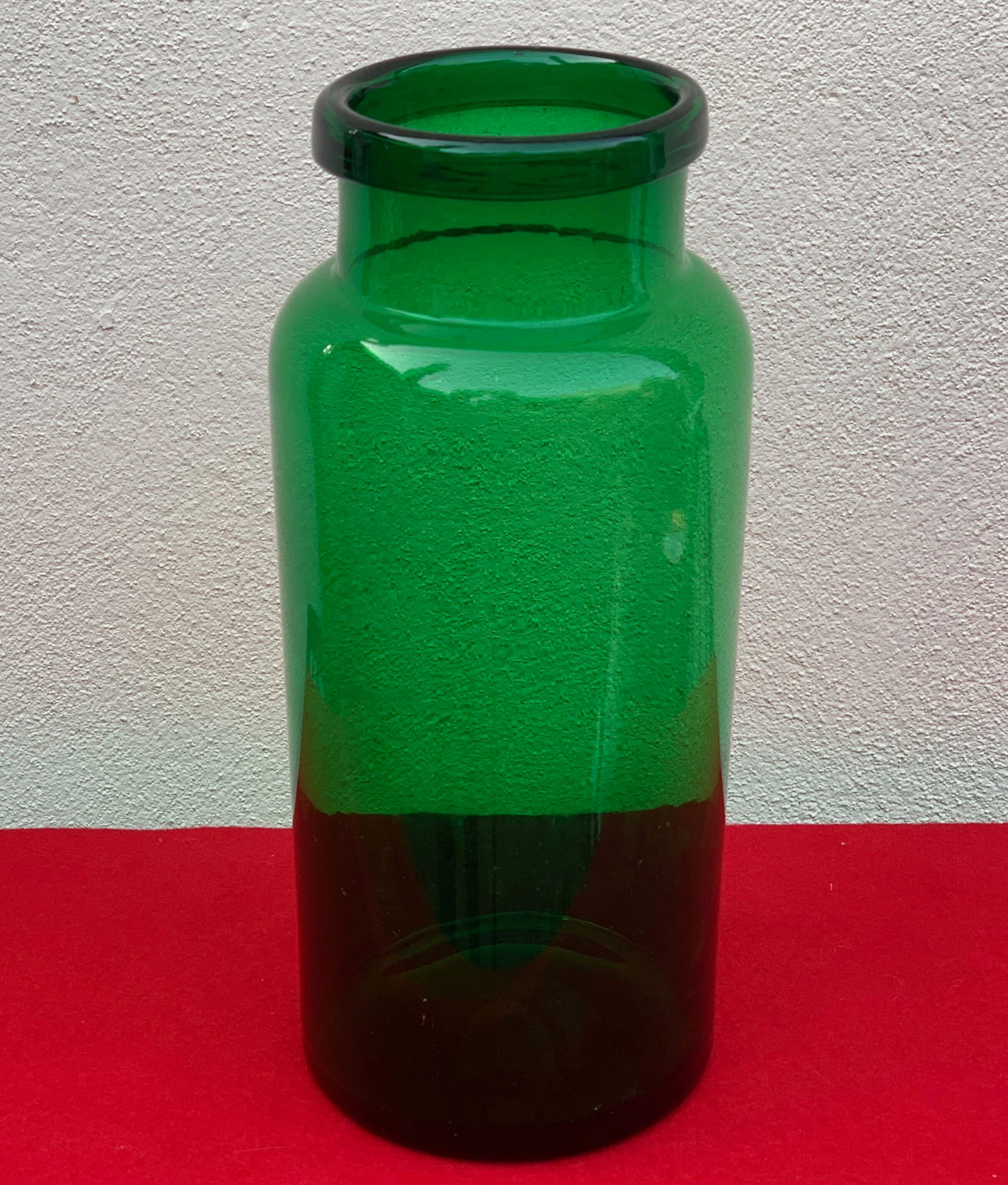 Glass apothecary jar