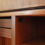 Mahogany bookcase, Danish design, 1970s, manufacture: Omann Jun
