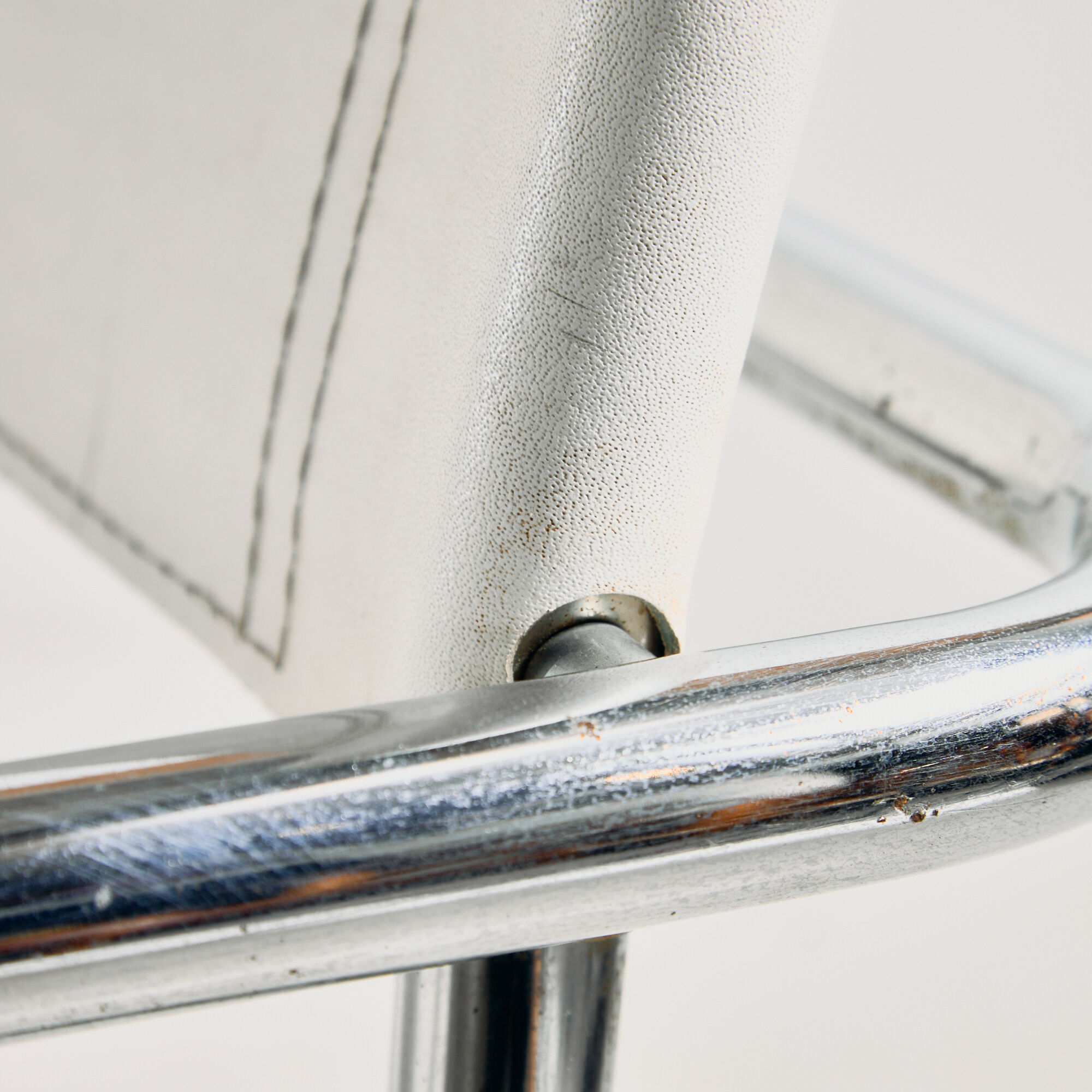 Tabouret de bar tubulaire style Bauhaus