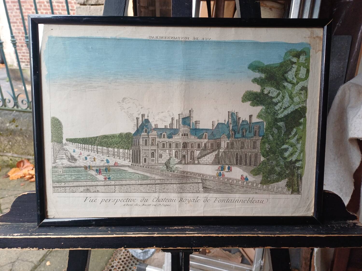 Optical view of the Château de Fontainebleau