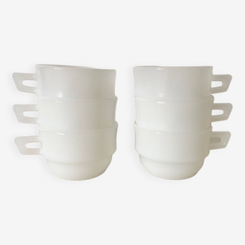 Arcopal opaline bistro cups