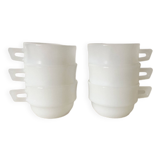 Arcopal opaline bistro cups