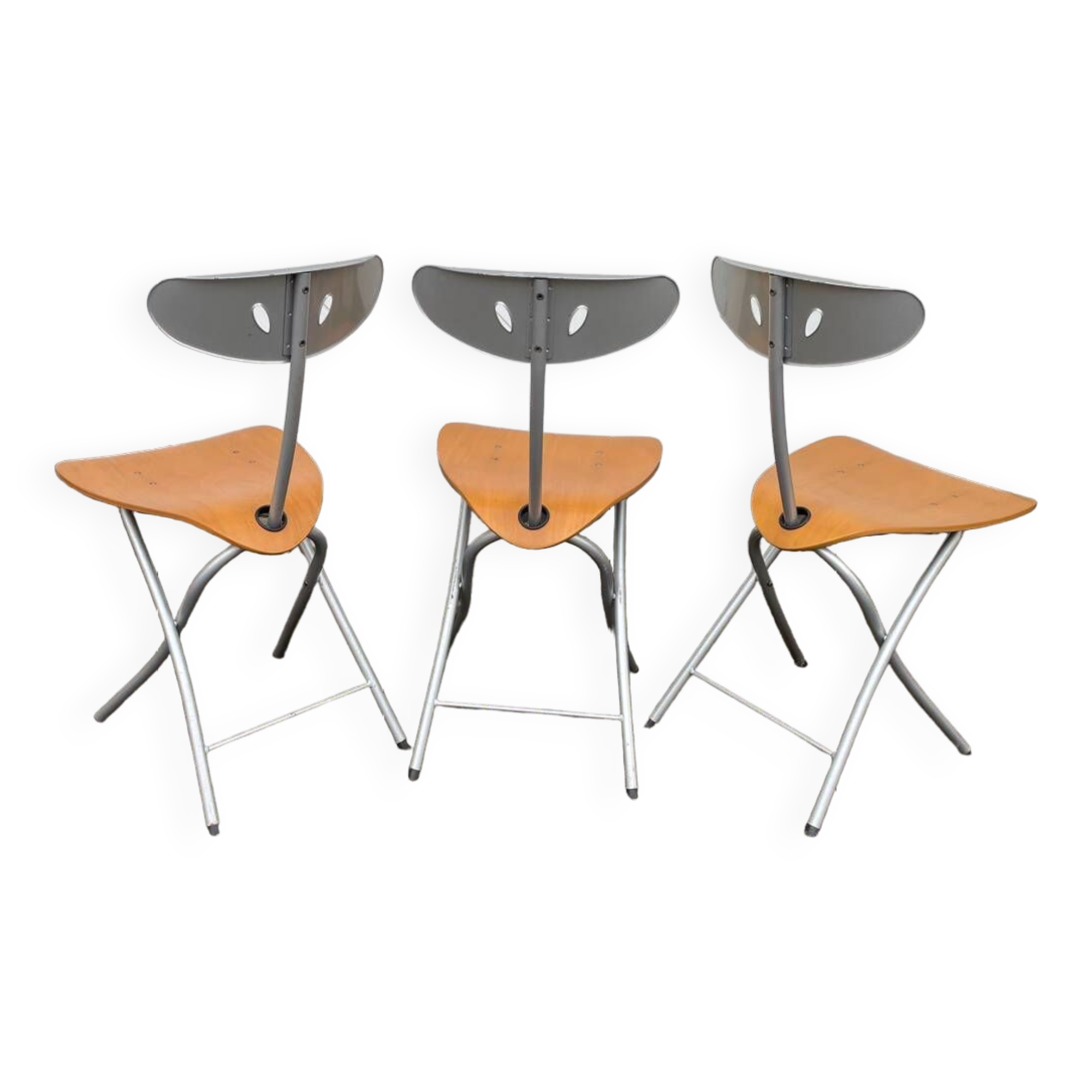 Bonaldo PIU side chairs, set of 3