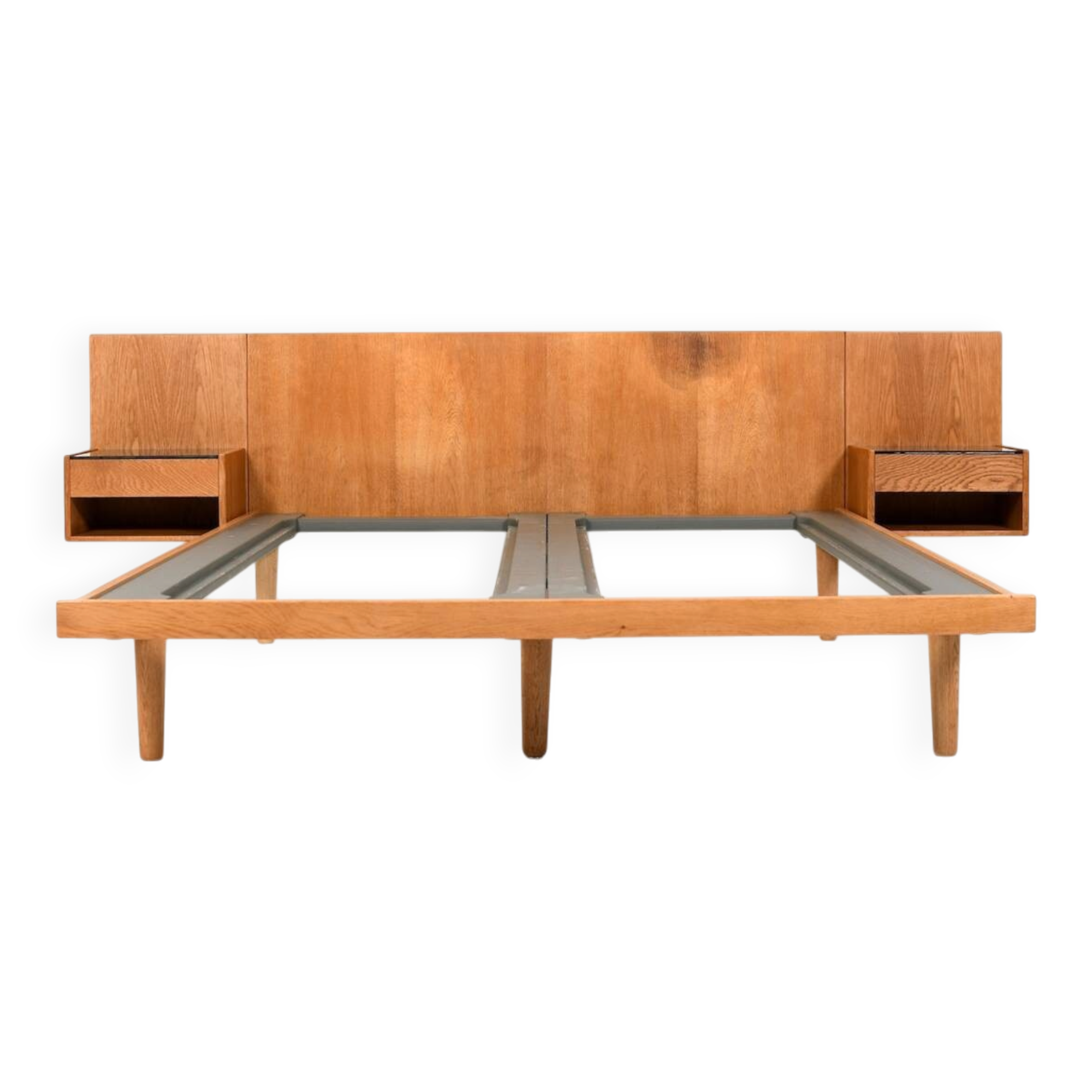 Double Bed by Hans J. Wegner for Getama, 1960s